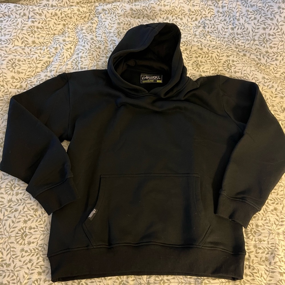 Powell Lacrosse Black Pullover Hoodie